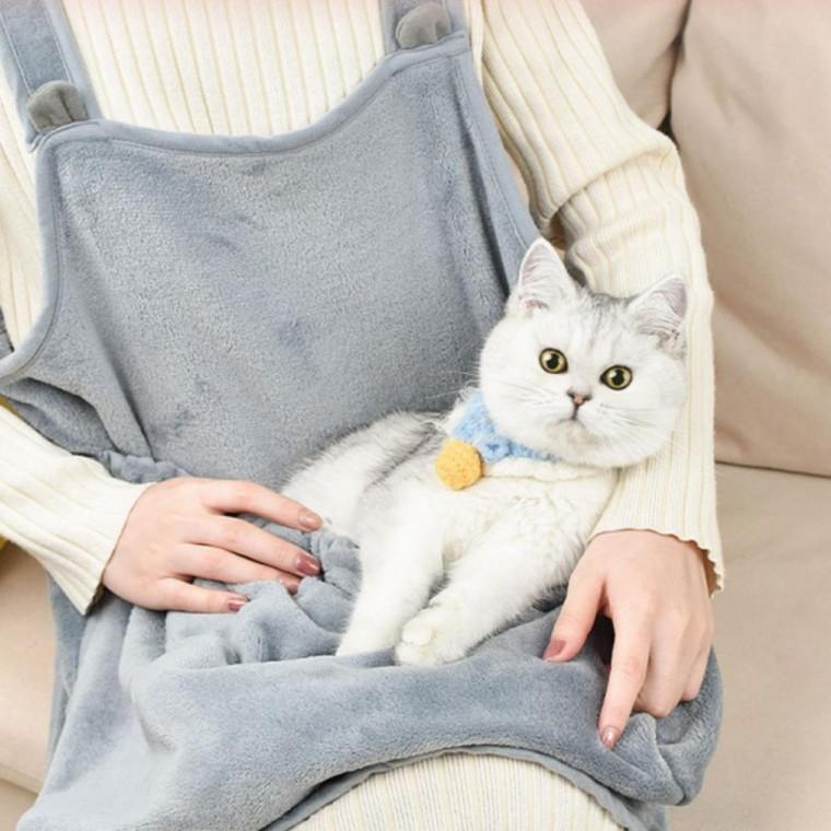 고양이 강아지 캥거루 그루밍 포대기 담요 앞치마 펫