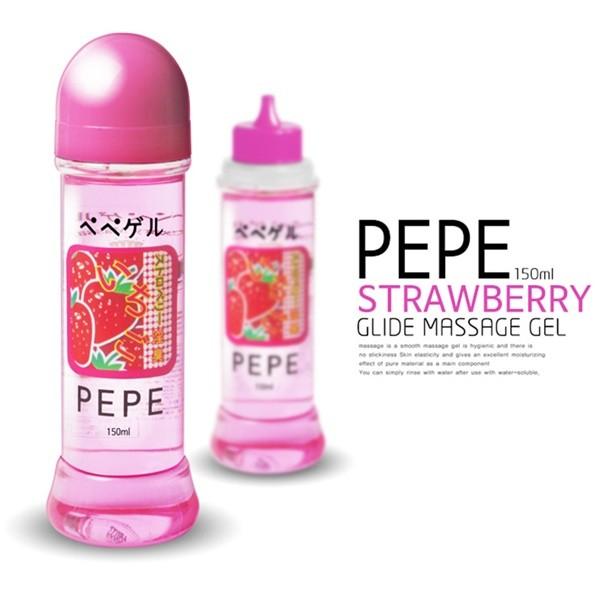 딸기향 페페젤 150ml 러브젤 성인젤 오르가즘 바디 아로마 수용성 마사지젤