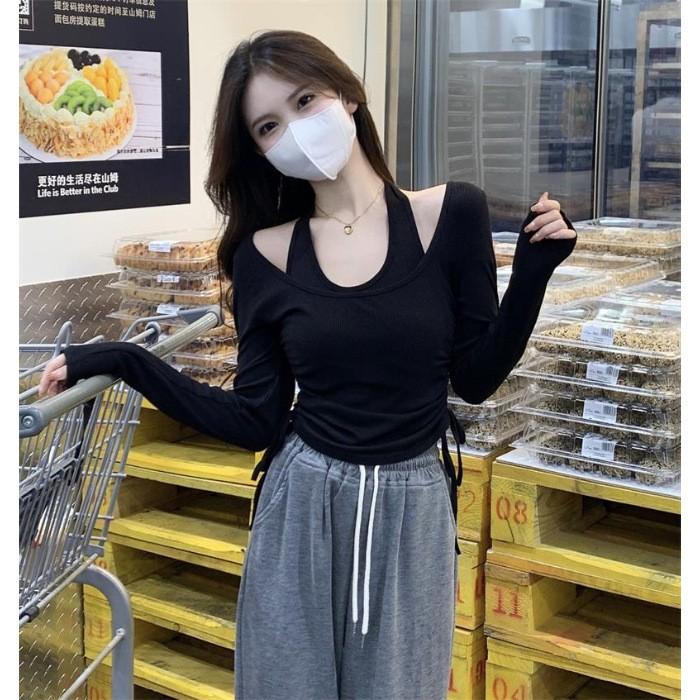 (홀더넥세트)2color 긴팔 티셔츠