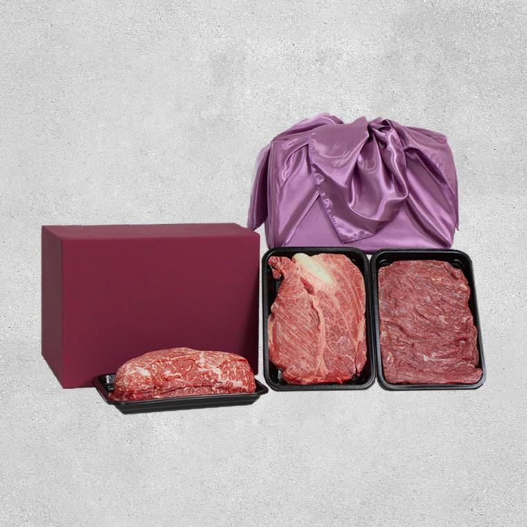 연하누 M1(mix)세트 등심(200g) + 양지국거리(400g) + 불고기(400g)