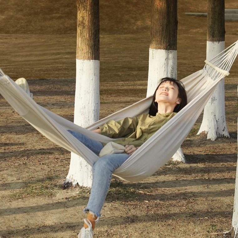 캔버스해먹 와이드형 더블해먹 풀구성세트 야외해먹 튼튼한 해먹 캔버스 용품