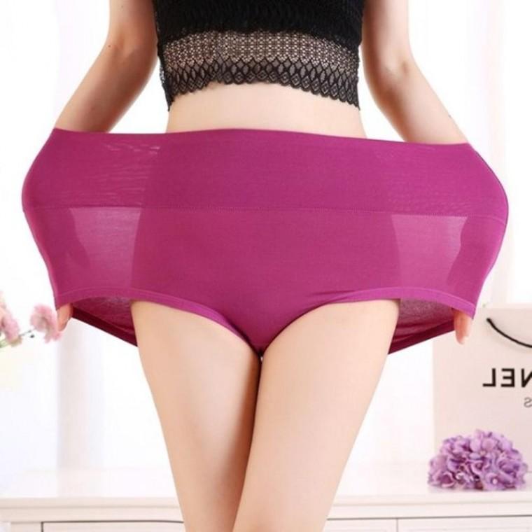모달 빅사이즈 임산부 똥배가리는 하이웨스트 면팬티 빨간 임산부 모달팬티