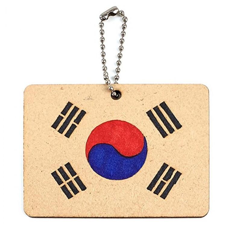 태극기 열쇠고리 키링 만들기 키트 재료 DIY 세트 10개