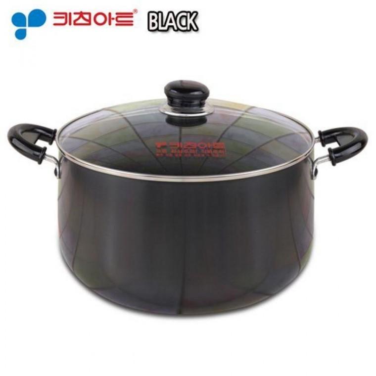 28cm 찜곰솥 곰솥 경질냄비 냄비곰솥 쥬노블랙 알루미늄