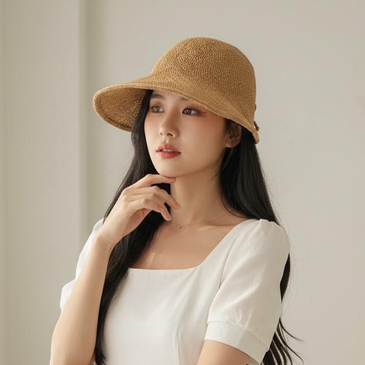 그래프 리본 버킷햇 / 챙모자 보넷모자 보닛모자 봄 여름 가을 벙거지모자 밀짚모자 왕골모자 라피아햇