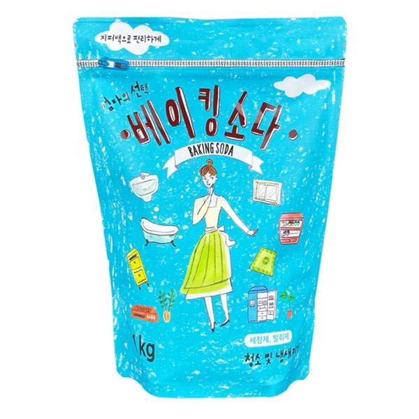 엄마의 선택 베이킹소다 1kg -TJ 세제 빨래 세탁 표백제 세척 세탁기 가루세제 베이킹소다
