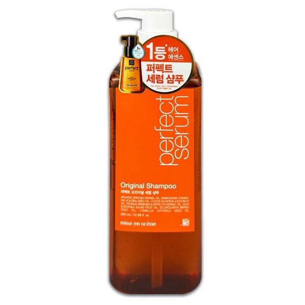 미쟝센 퍼펙트 오리지널 세럼 샴푸 680mL -TJ 미쟝센 미쟝센샴푸 미쟝센오리지널세럼샴푸 샴푸 린스