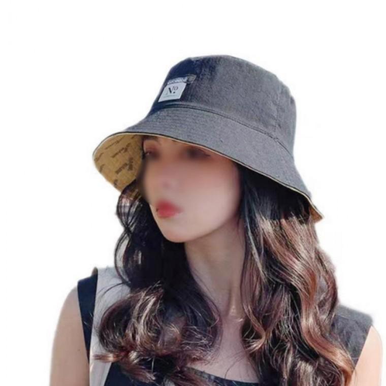 벙거지 모자 버킷햇 여자 양면 캐주얼 심플 데일리