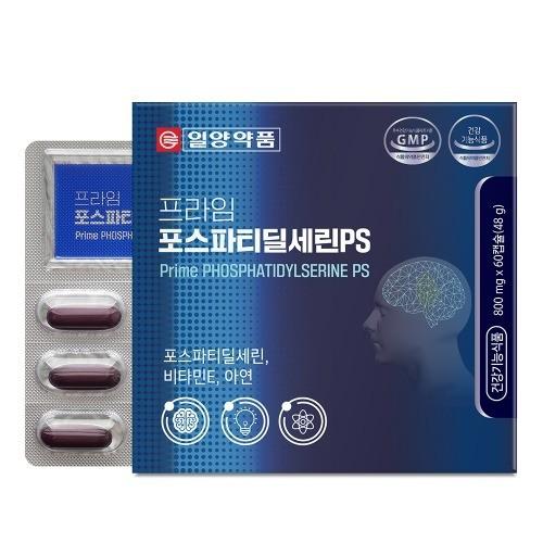 약품 프라임 포스파티딜세린PS 800mg x 60캡슐