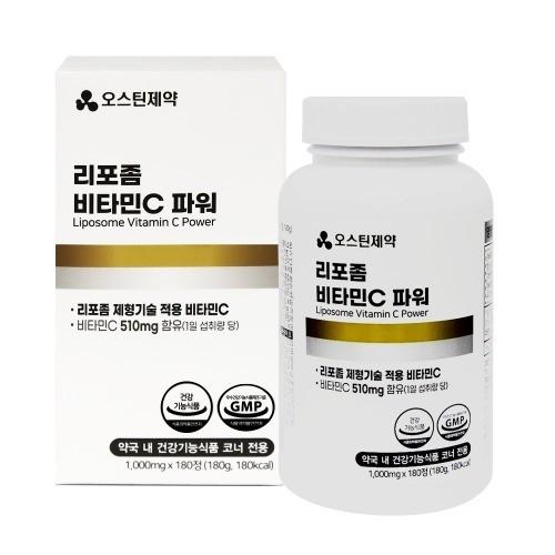 오스틴제약 리포좀 비타민C 파워 1000mg x 180정