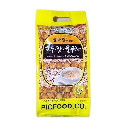 태평양실업 호두 잣 율무차 18g x 50포