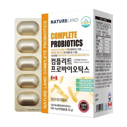 네이처랜드 컴플리트 프로바이오틱스 500mg x 60캡슐
