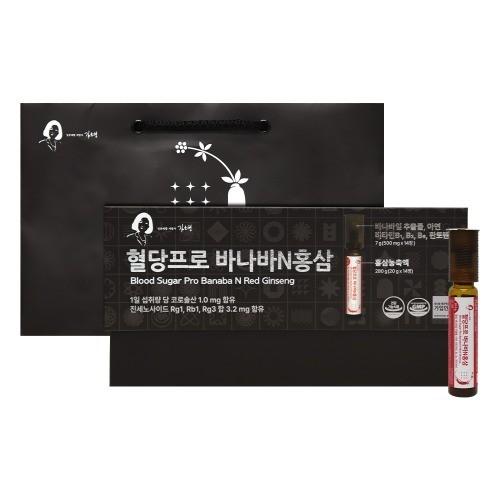 김소형 혈당프로 바나바N홍삼 (20g + 500mg 2정) x 14병