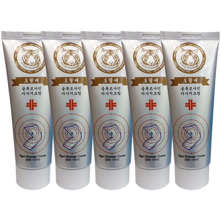 나담코스 호랑이 마사지 크림 100ml x 5개