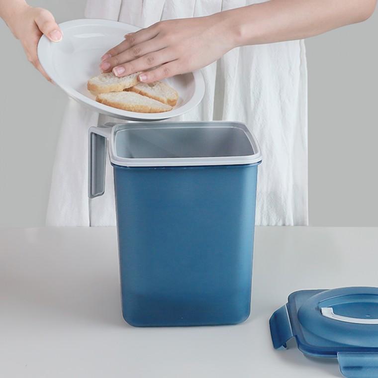 주방 이지필림 쿨라라 분리형 물빠짐수거 음식물쓰레기통 4L