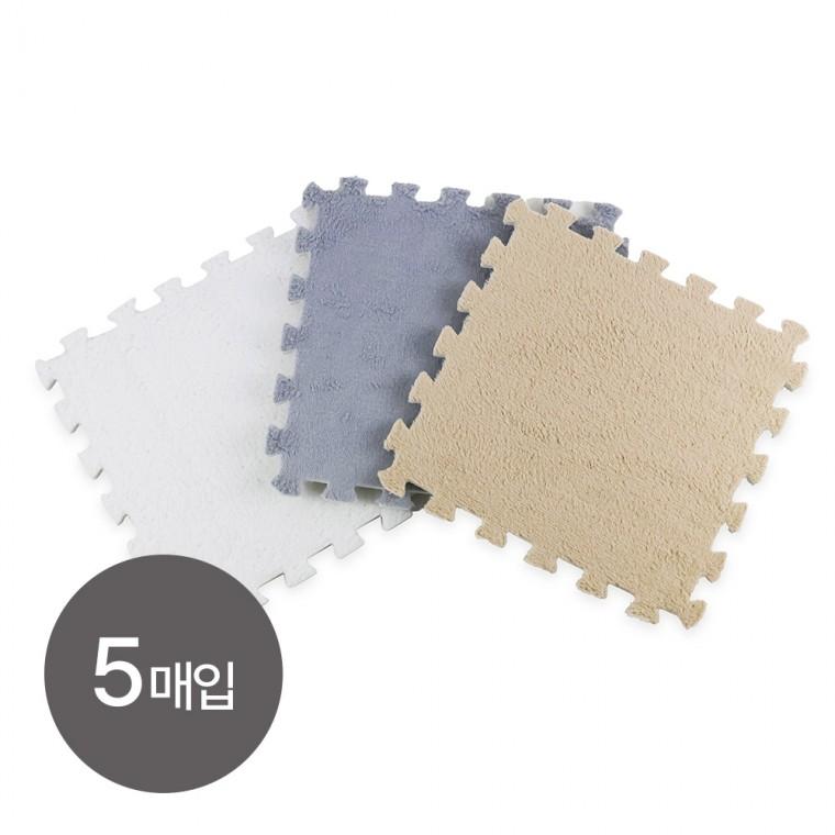 발포 퍼즐 매트 5p 묶음 그레이