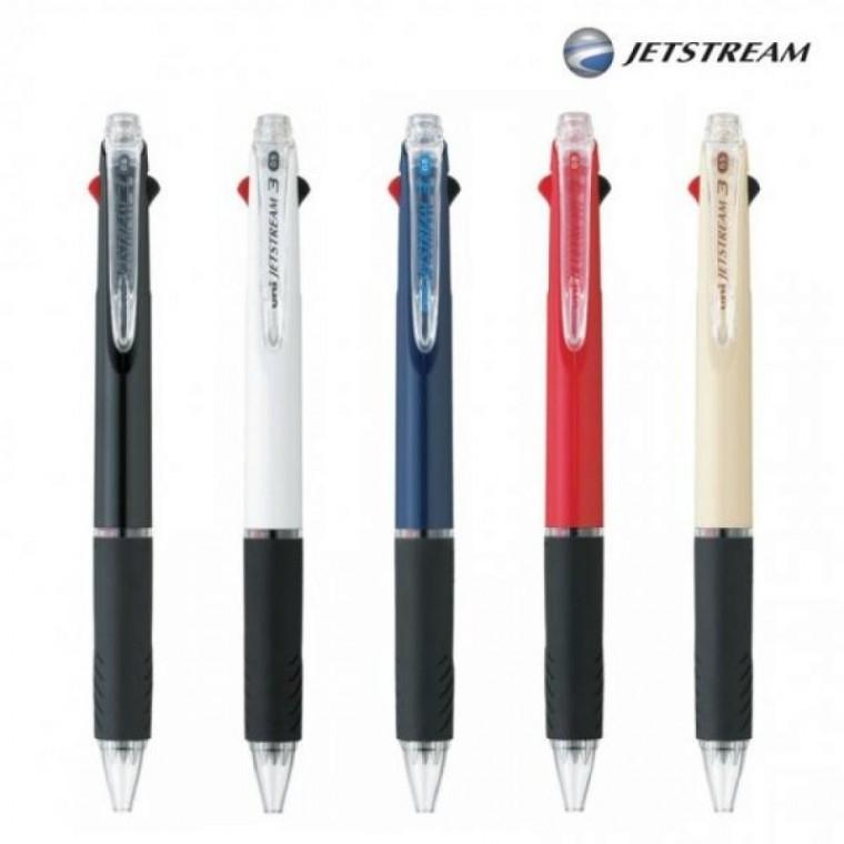 필기구 학용품 제트스트림 3색 볼펜 0.5mm