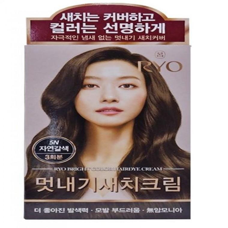 염색약 우아채 멋내기 새치크림 5N-자연갈색 3회분