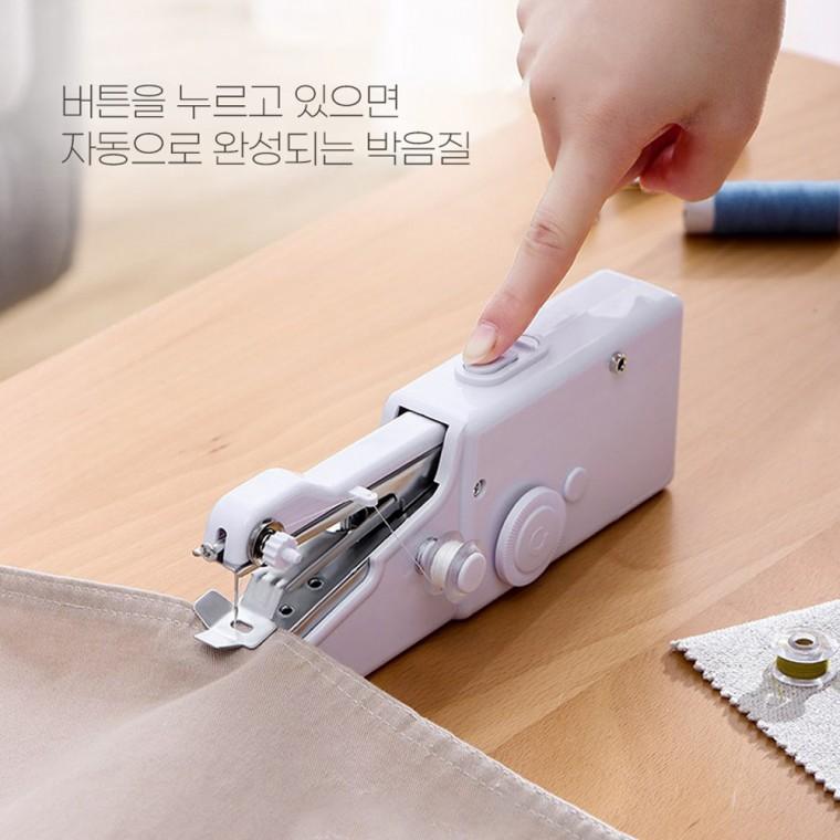 핸드미싱기 오바 미니 자수 가정용 자동 재봉틀 휴대용 수선 기계