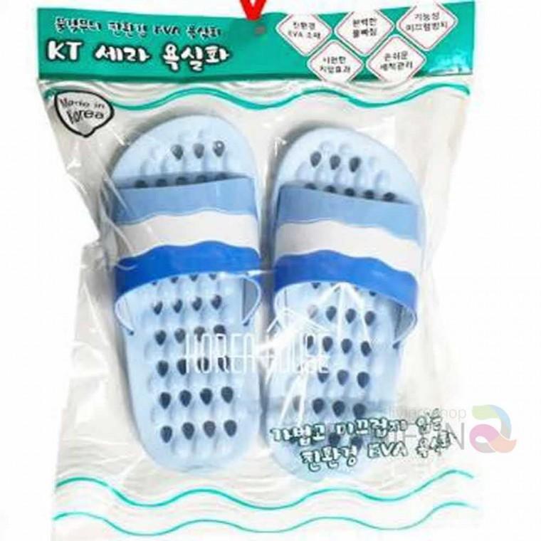 퍼니 화장실슬리퍼 물결블루 EVA욕실화 논슬립욕실화 물빠짐슬리퍼