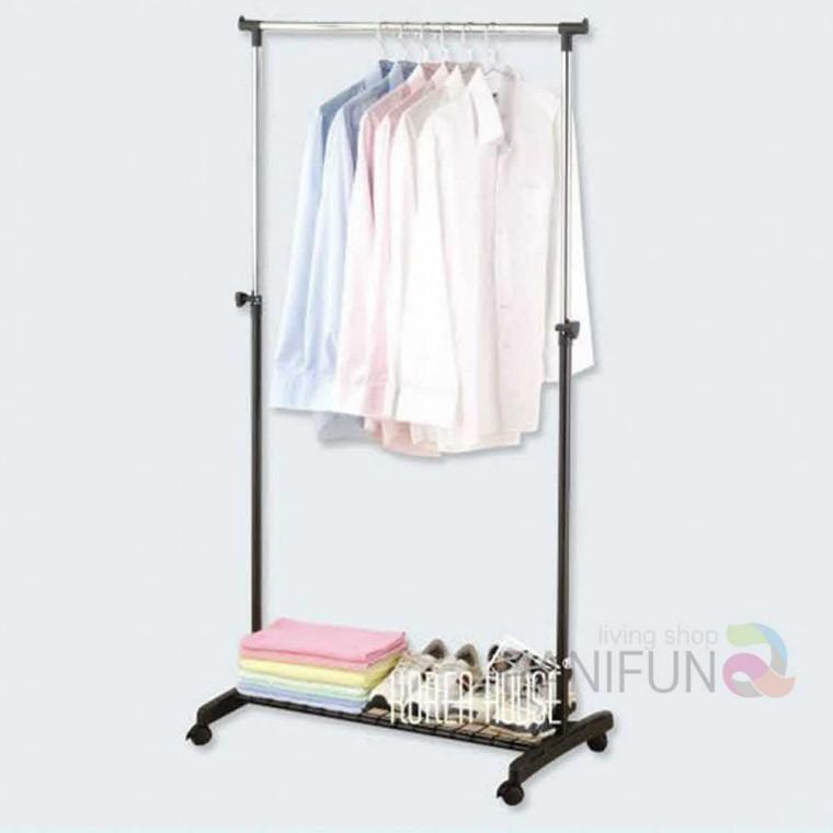 퍼니 이동식선반 1단행거 매장행거 수납행거 튼튼한행거