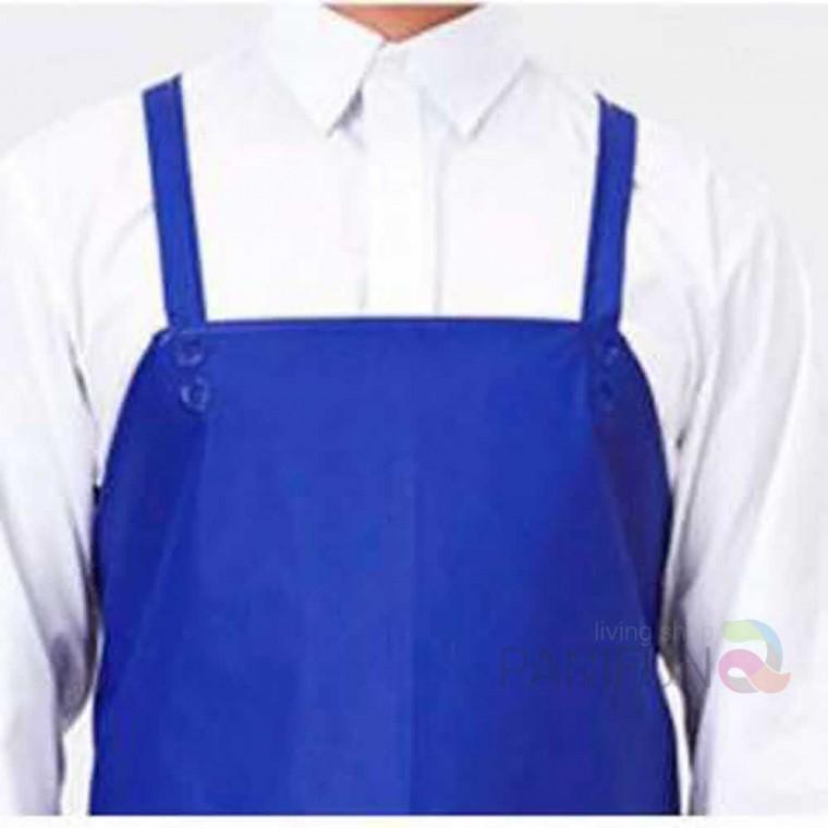 퍼니 H형 우레탄방수앞치마 중 파랑 작업용앞치마 수산시장앞치마 원예앞치마