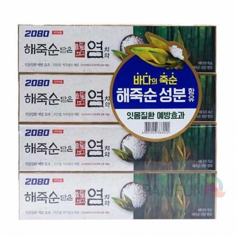 퍼니 2080 해죽순담은염치약 4개 충치치약 입냄새치약 입냄새제거