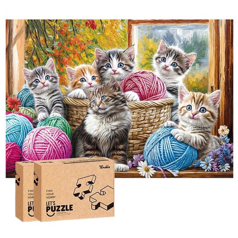 털실고양이 2P 포스터 그림 맞추기 직소 퍼즐 1000pcs1000조각퍼즐 1000피스퍼즐