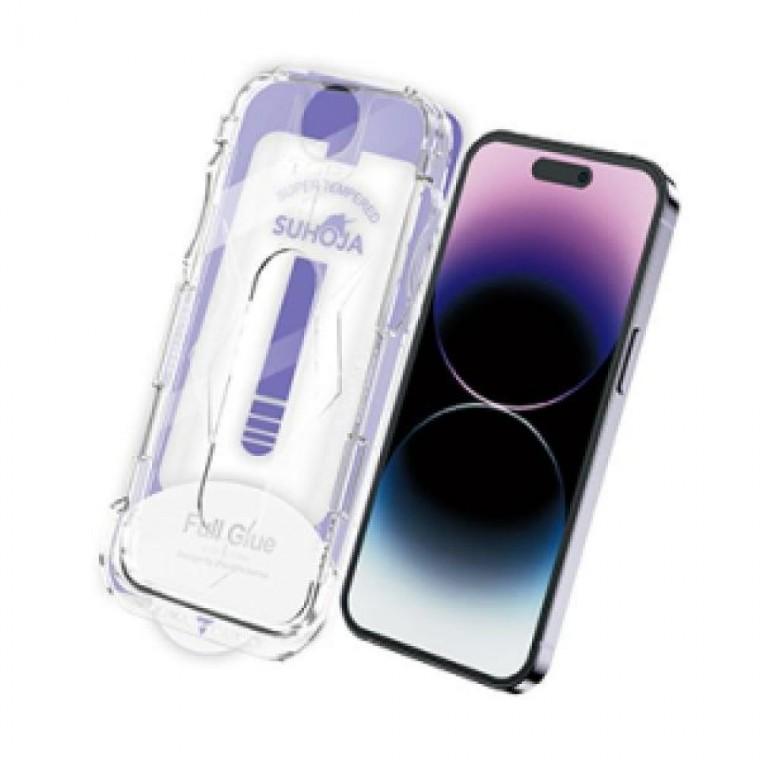 17프로맥스(iPhone17 풀커버 ProMax) 휴대폰 1매 (툴포함) 원터치 5D 강화유리