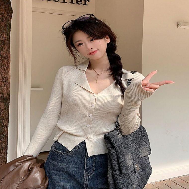 가디건 니트가디건 3컬러 카라 남자가디 여성가디건 가을 골지가디건 여자 봄