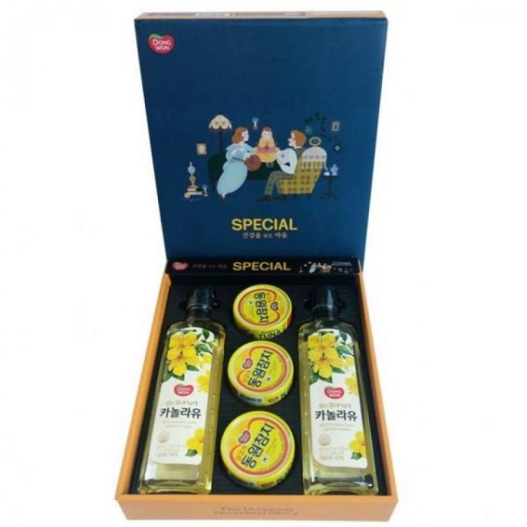 동원 선물세트 7호 참치 카놀라유 식용유 추석 설선물 명절 답례품 거래처 기업 직원 선물