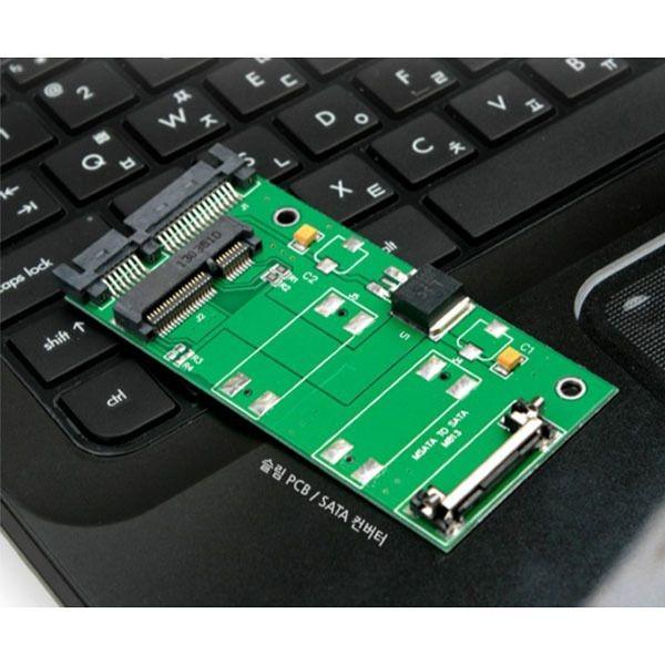 SATA 컨버터 mSATA SATA 슬림 PCB 변환 컨버터 70mm