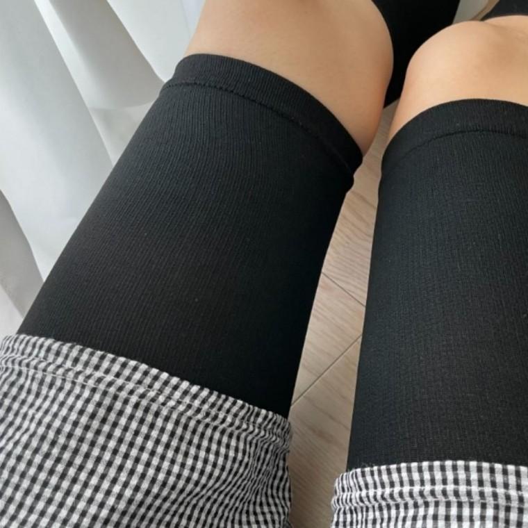 허벅지 스타킹 압박밴드 검정색 다리붓기스타킹 압박스타킹 허벅지압박 수면