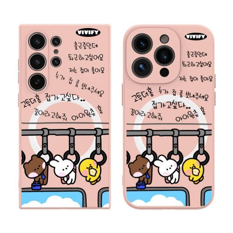 갤럭시S25엣지 고투더홈 캐릭터 맥세이프 케이스