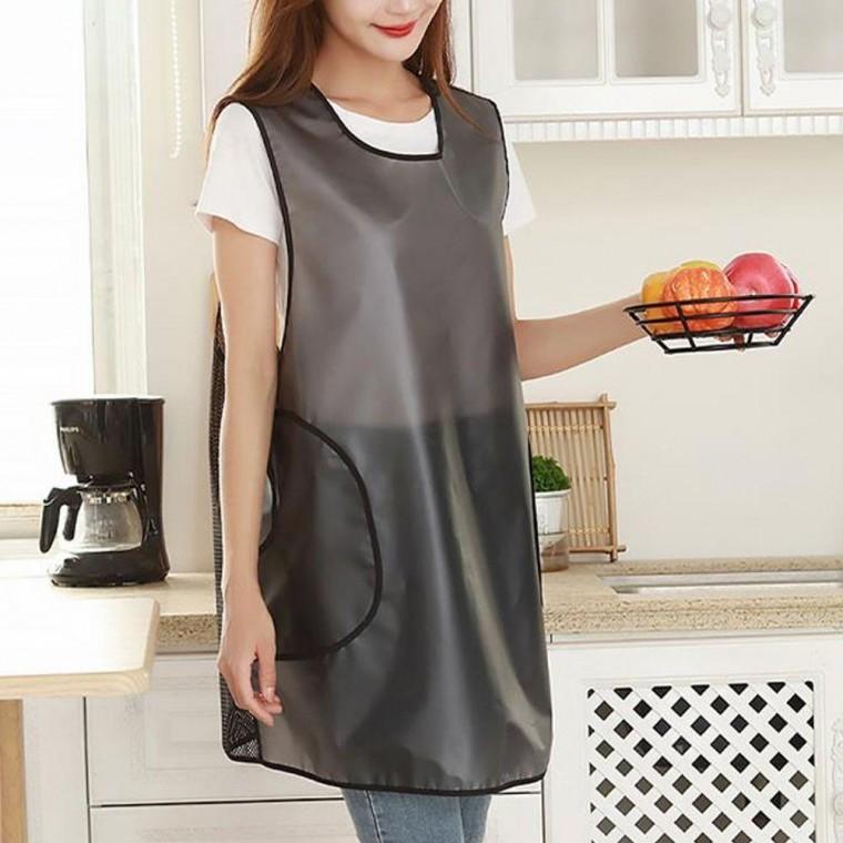 TPU 방수 앞치마 주방 식당 업소용 작업용 포켓 100cm 주방 TPU 카페 앞치마 방수 공방