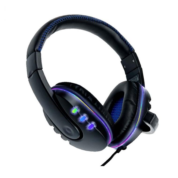 USB 2.0 A타입 LED 게이밍 헤드셋 밴드 길이조절 노트북 PC 연결 인터넷 통신 음악감상 어학공부