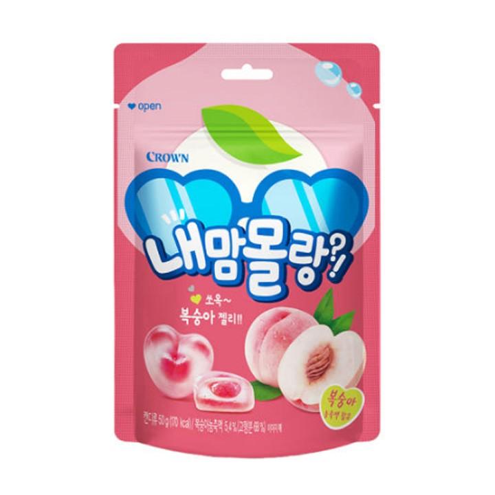 크라운 내맘몰랑 복숭아 50g X 10개