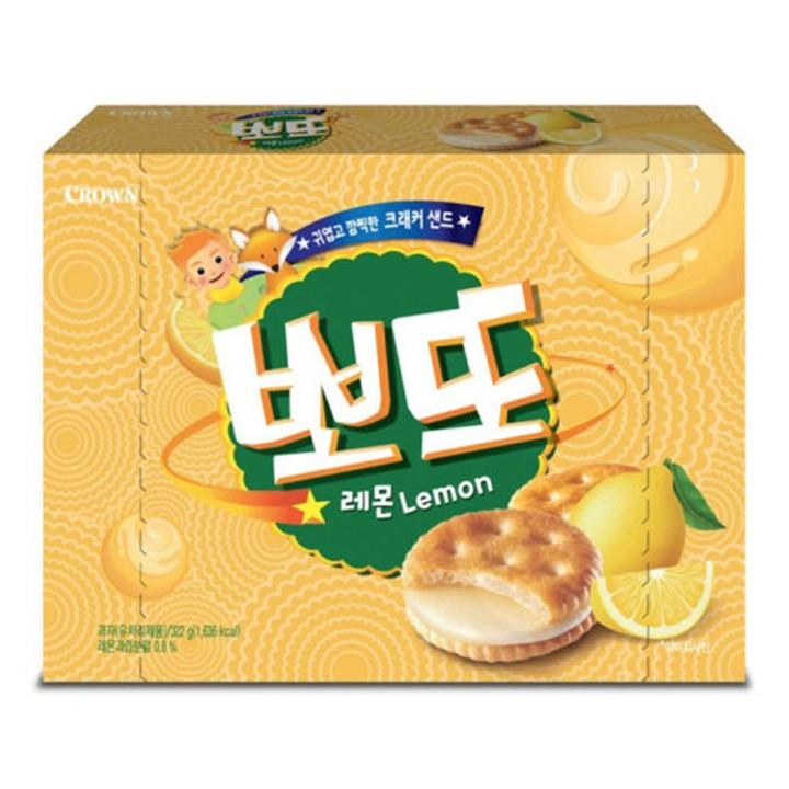 크라운 뽀또 레몬 322g X 4개