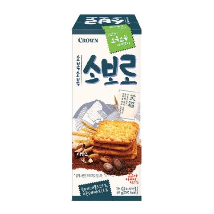 크라운 소복소복 소보로 60g X 12개