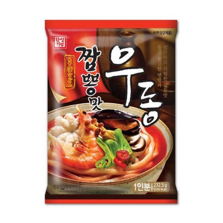 한성기업 짬뽕맛 우동 232.5g X 10개