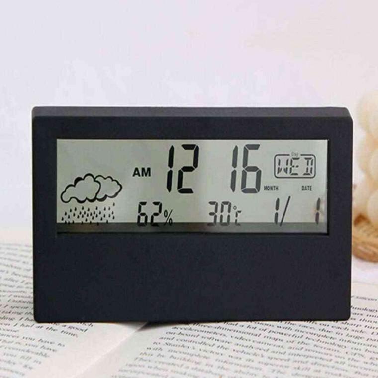 전자 온습도계 블랙 온습도계