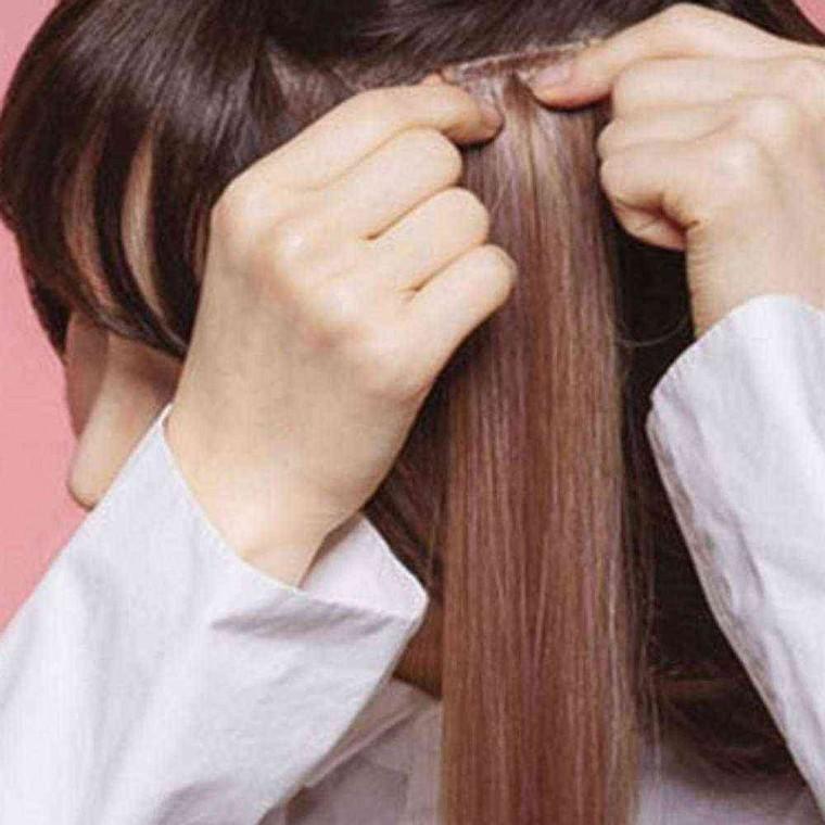 컬러 헤어피스 웨이브 에쉬카키 여성가발
