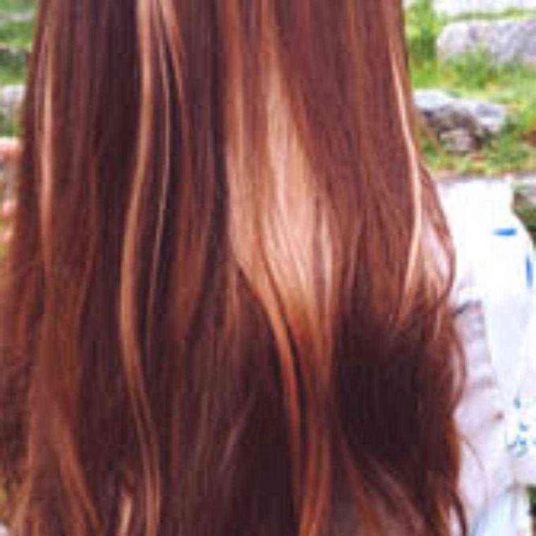 컬러 헤어피스 웨이브 에쉬핑크 브릿지가발
