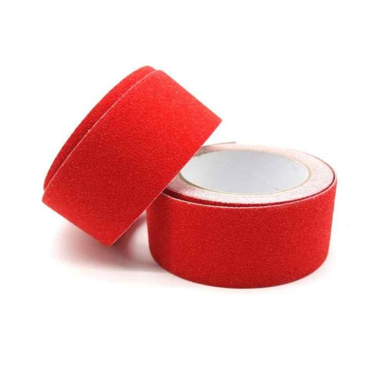 미끄럼방지 테이프 빨강 50mm x 5m 안전테이프