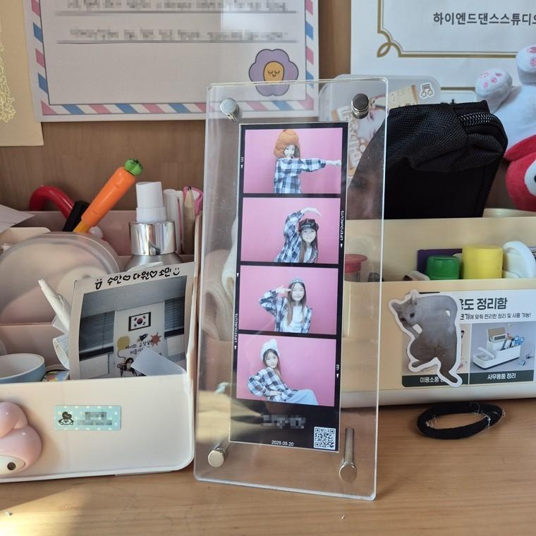 직사각 투명 아크릴 액자 사진 그림