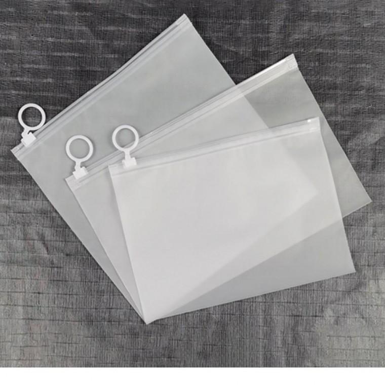 30x20cm 10장 수납지퍼백 원형고리지퍼팩 정리필수품 기념품