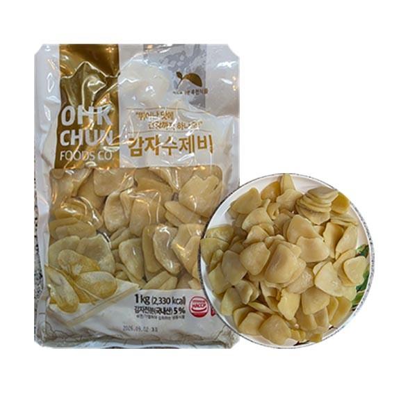 감자수제비-1kgx1봉 (업송용수제비)