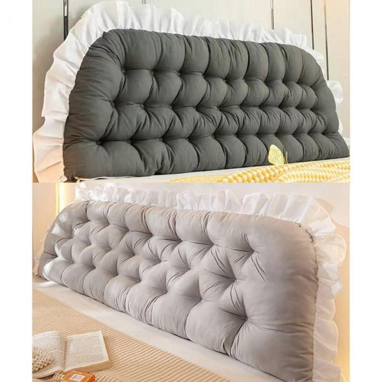 침대 헤드 등받이 쿠션 푹신한 허리 보호대 50x 150cm 베개 롱베개 등쿠션 등벡개