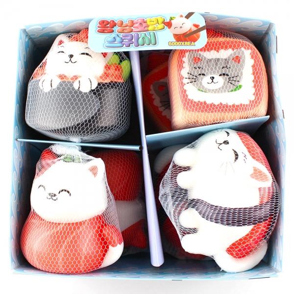 301B] 6000 왕 냥초밥 스퀴시 (8개세트)