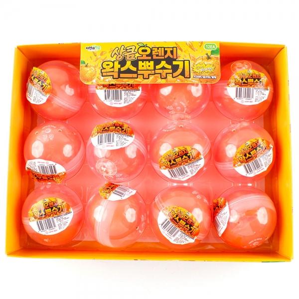 282B] 4000 상큼 오렌지 왁스 뿌수기 (12개세트)